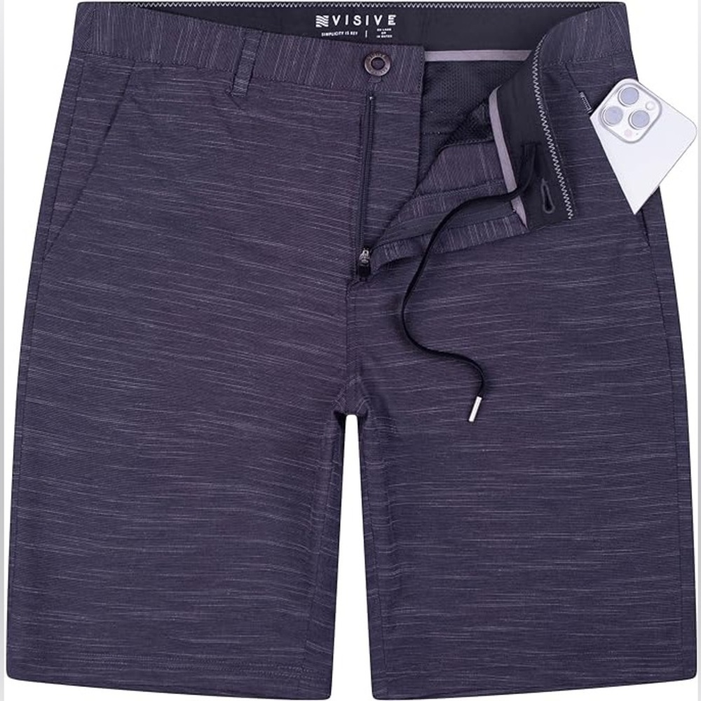 Navy Hybrid Shorts - Size 30 - Picture 7 of 10